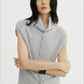 Wool containing lightweight soft knit top and scarf | 3 color