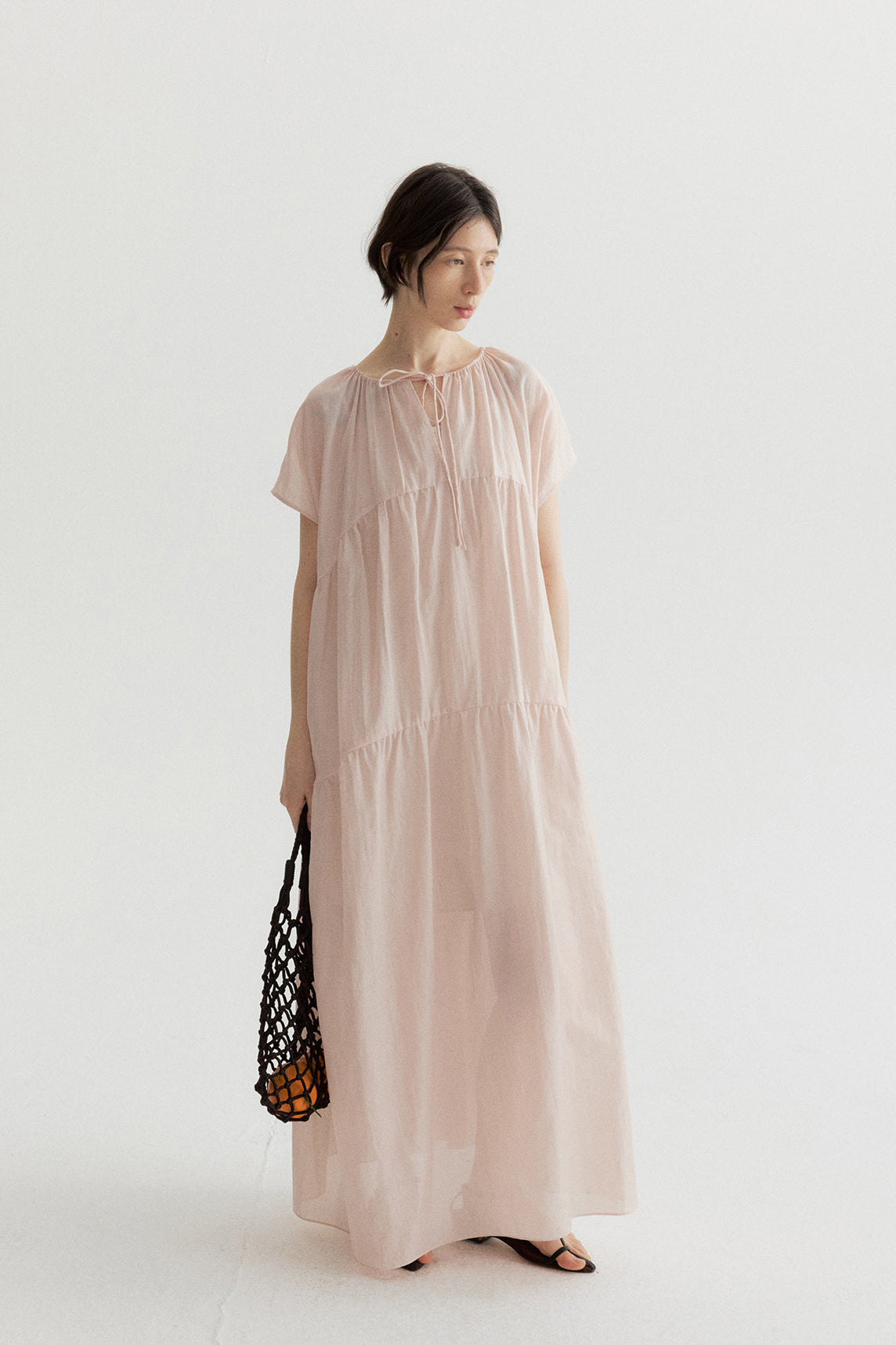 Flowing lightweight fairy two-piece maxi dress | 3 color