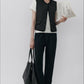 Goose down warm & cozy diamond-quilted vest | 2 color