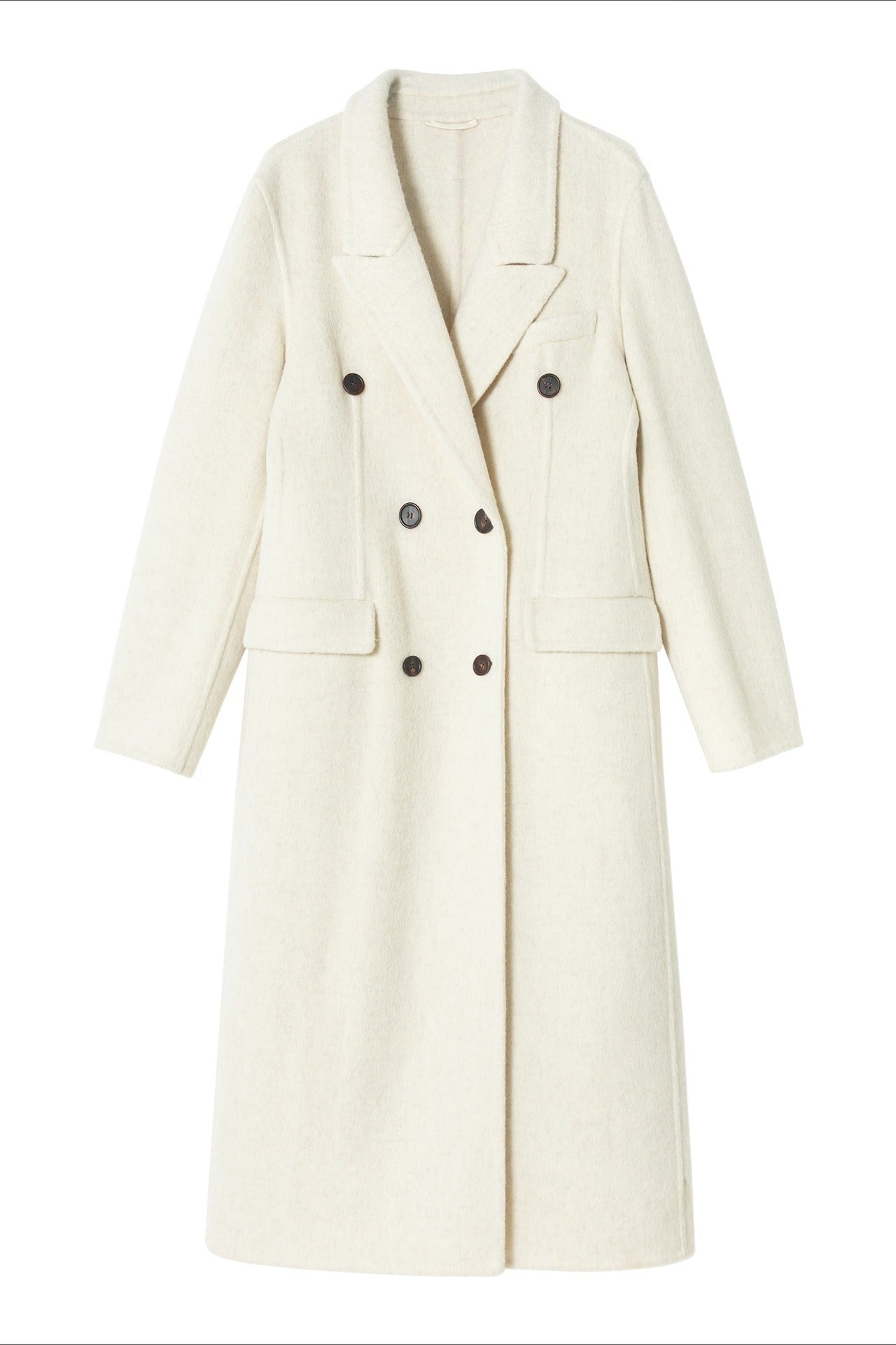 Manteau polyvalent à coupe droite 100 % laine | 4 couleurs