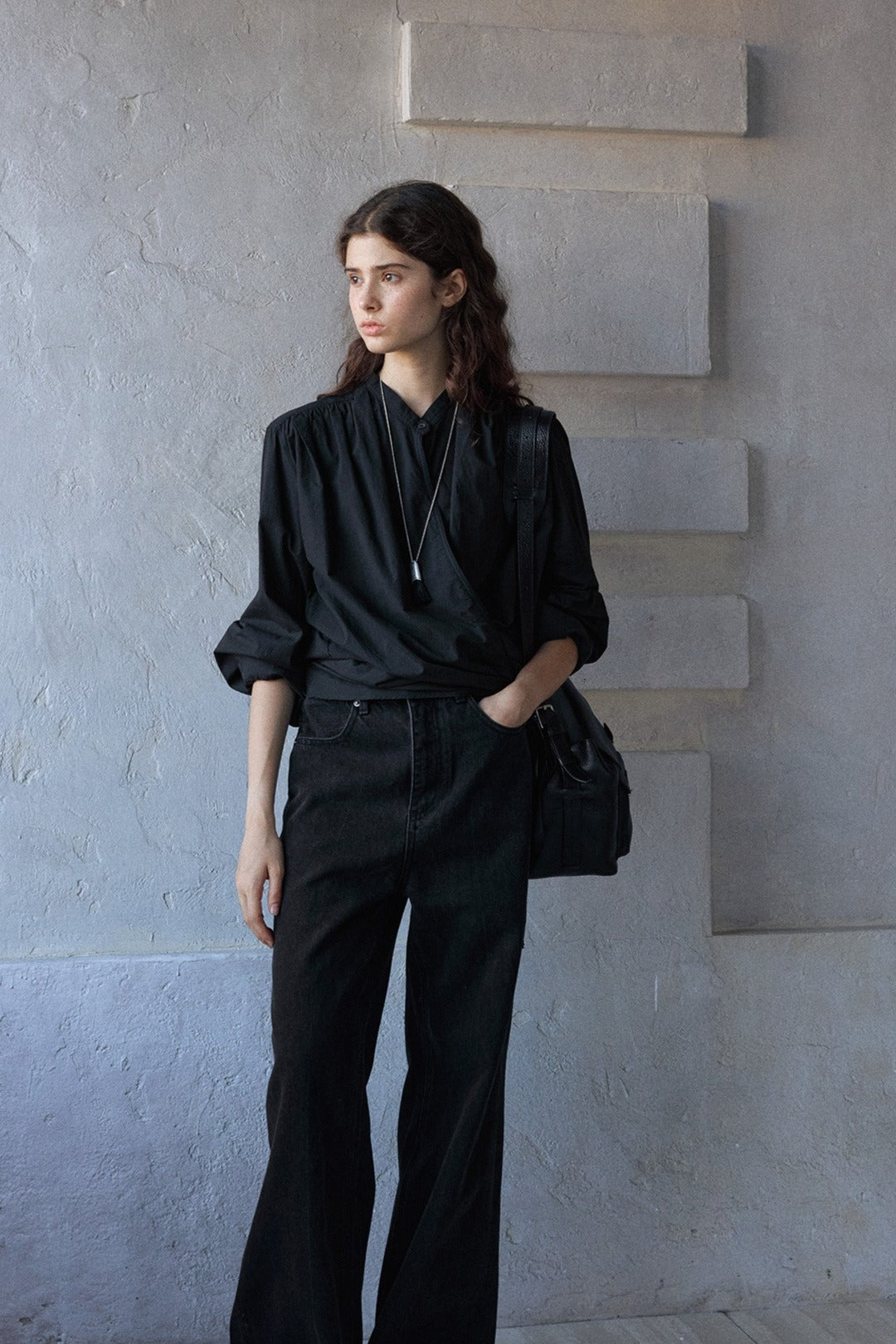 100% cotton wrap style shirt | 3 color