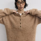 Alpaca wool blended oversized sweater | 4 color