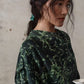 Lyocell blend romantic leaf print shirt | 2 color