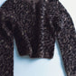 Alpaca blend leopard print cardigan | 2 color