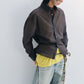 Cotton blend lightweight semi-sheer adjustable shirt | 2 color