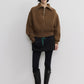 100% sheep wool silhouetted pullover sweater | 3 color