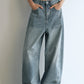 100% cotton vintage wash banana cut jeans | 3 color