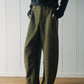 Banana-shape tailored fit casual pants | 3 color