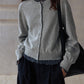 100% wool classic round neck cardigan | 5 color