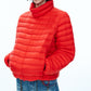 Stand collar quilted down jacket | 5 color