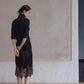 Wool blend stacked neck soft knitwear | 7 color