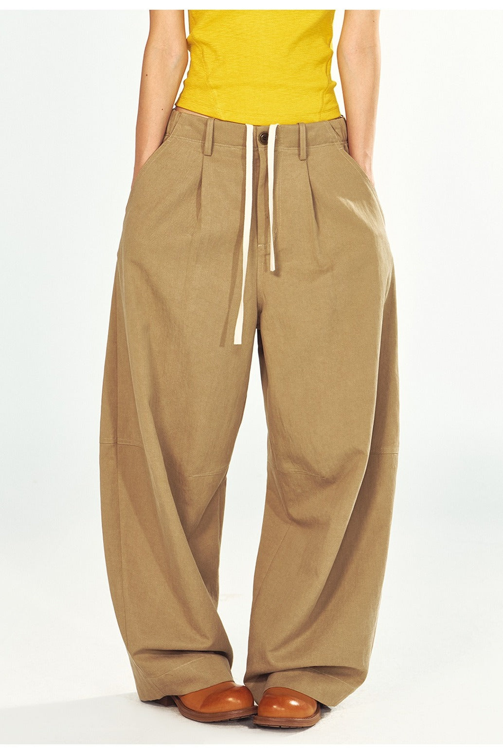 Tencel-cotton cocoon pants | 5 color