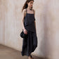 Lightweight irregular hem striped sling top | 3 color