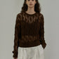 Wool containing openwork sweater | 5 color