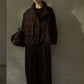 Wool blend relaxed fit loose pants | 2 color