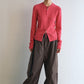 100% wool snug fit dual zipper cardigan | 5 color