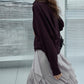 Wool containing soft and elastic waisted top | 7 color