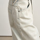 100% washed cotton curved silhouette jeans | 3 color