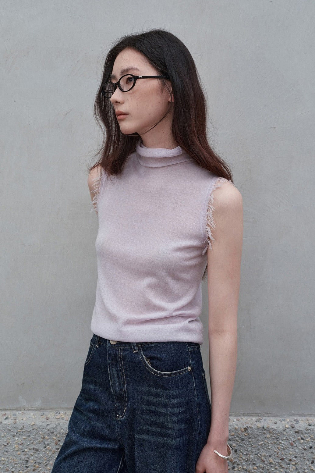 Chaleco de punto ligero 100 % lana | 3 colores