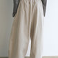 Cotton blend ultra-relaxed patchwork banana silhouette pants | 5 color