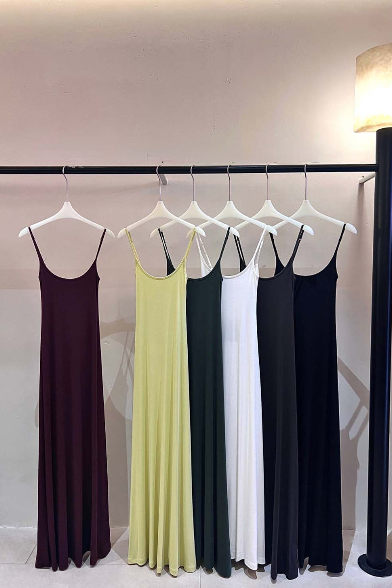 Cotton elastic sling dress | 6 color
