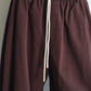 Cotton blend ultra-relaxed patchwork banana silhouette pants | 5 color