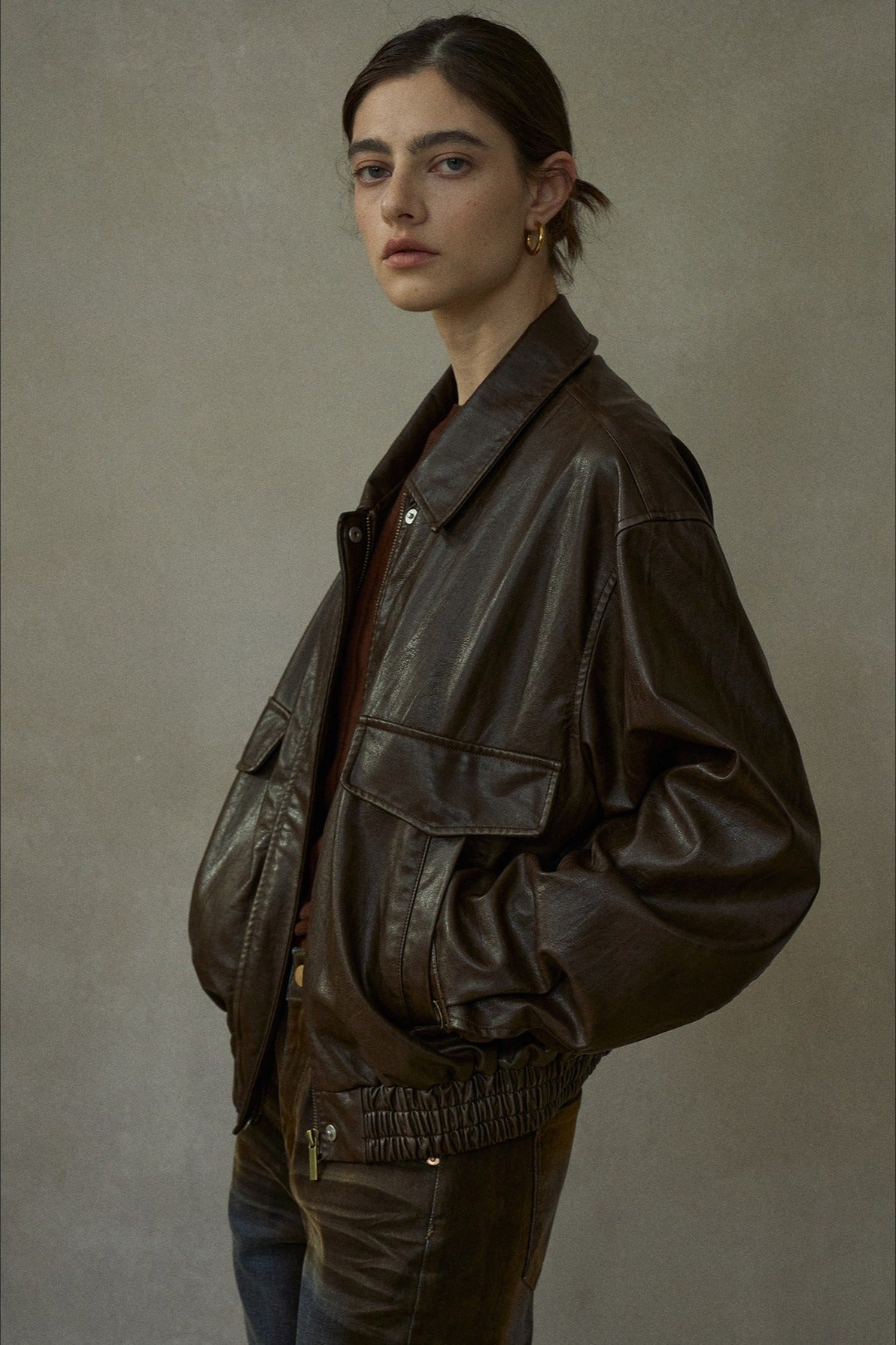 Modern touch stylish PU jacket | 3 color