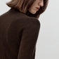 Wool blend seamless knit turtleneck knitwear | 4 color