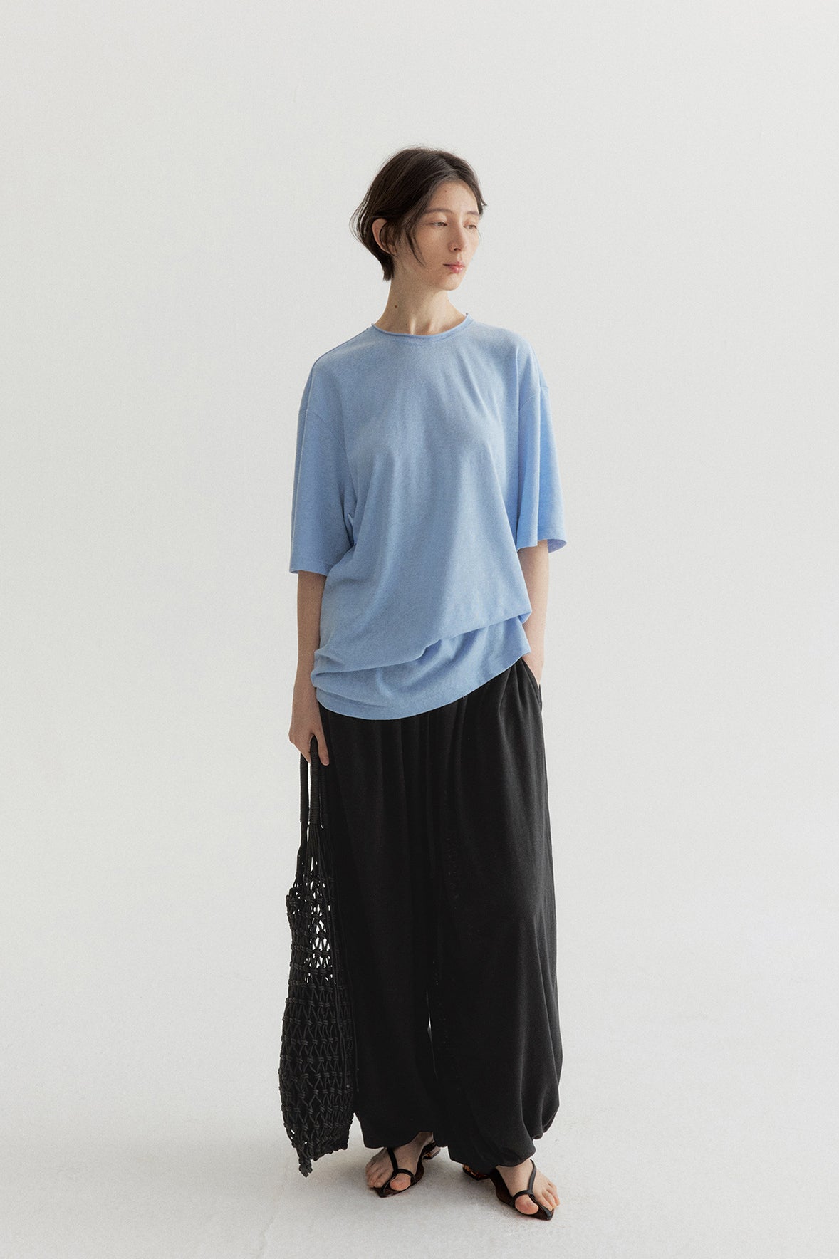 Cotton blend relaxed-fit soft T-shirt | 6 color