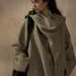 Wool-silk-angora double-faced jacket scarf collar | 4 color