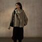 Wool-silk-angora double-faced jacket scarf collar | 4 color