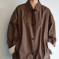 Easygoing minimalist style mid-length trench coat | 3 color