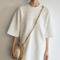 Cotton blend airy fabric loose-fit T-shirt | 5 color