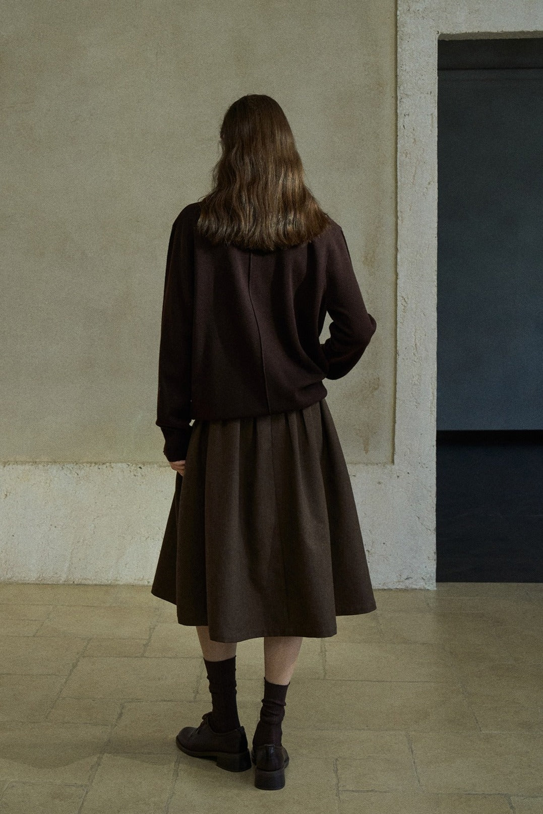 Wool blend classic round neck sweater | 6 color