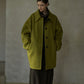 Wool riched structured silhouette mid-length coat | 3 color