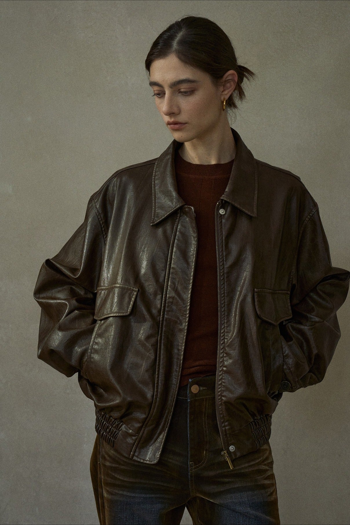 Modern touch stylish PU jacket | 3 color