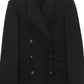 100 wool waistband tassel suit jacket
