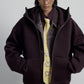 Cotton blend sleek air hoodie jacket | 4 color