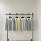 100% cotton loose-fit stripe pattern polo t-shirt | 4 color