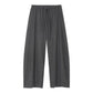 Languid wide-leg scimitar curve pants | 2 color