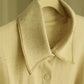 Linum blend soft breathable detailed shirt