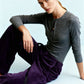 Wool blend soft fit base knitwear | 2 color