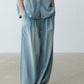 Cotton blend soft and drape banana jeans | 2 color