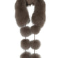 Fox fur fluffy soft touch scarf | 3 color