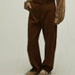 100% cotton curve shaped corduroy pants | 3 color