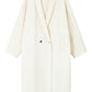 100% wool languid robe style double-faced overcoat | 5 color