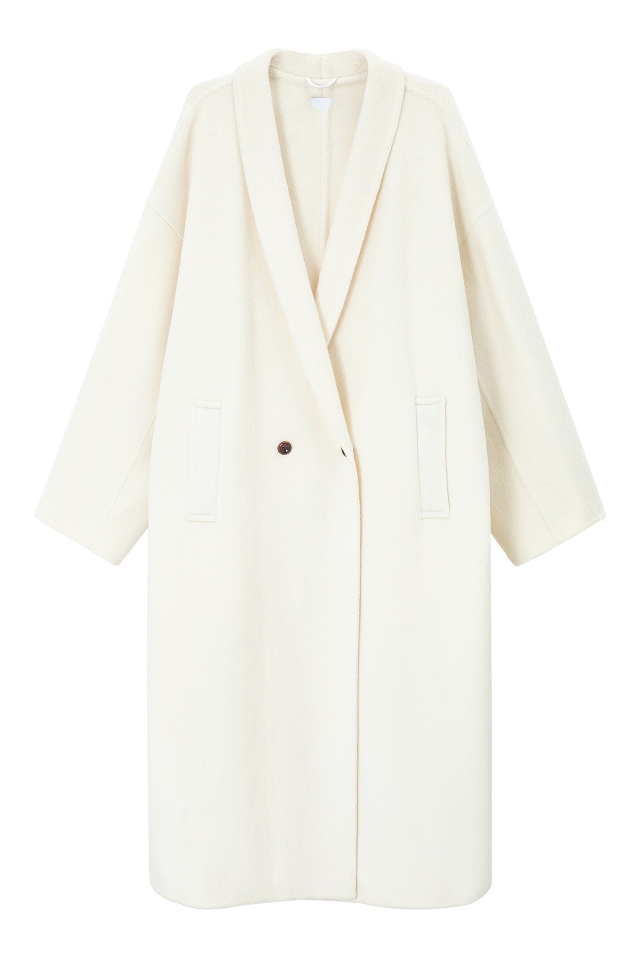 100% wool languid robe style double-faced overcoat | 5 color