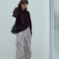 Wool containing soft and elastic waisted top | 7 color