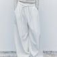 Lyocell-cotton lantern shape relaxed-fit pants | 6 color