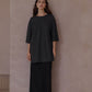 Relaxed-fit back split loose T-shirt | 5 color